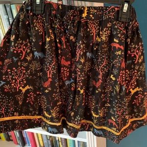 Animal pattern skirt